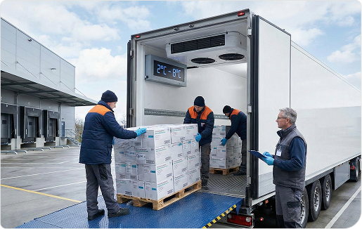 Temperature-Controlled Transport
